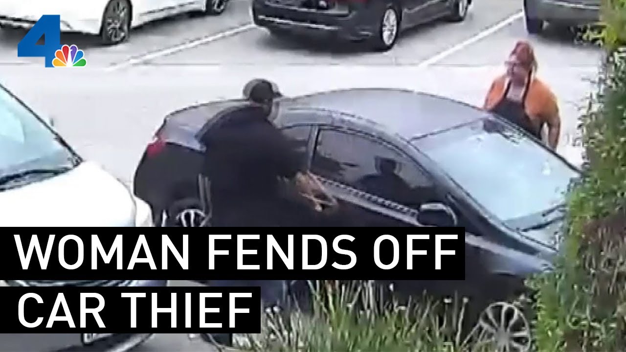 Woman Fends Off Suspected Car Thief | NBCLA - YouTube