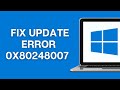 How To Fix Windows Update Error 0x80248007 In Windows 11