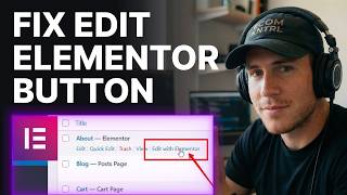 How to Fix Edit with Elementor Button Missing from WP Admin Bar (2026) | Step-by-Step