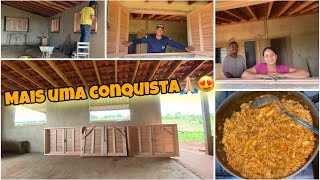 CHEGARAM AS JANELAS DA COZINHA DA NOSSA CASA😍🙏🏼 INSTALANDO ELAS| FICARAM LINDAS !!!