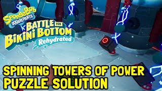 Spongebob Battle For Bikini Bottom Rehydrated Mermalair Spinning Towers Of Power Puzzle Solution