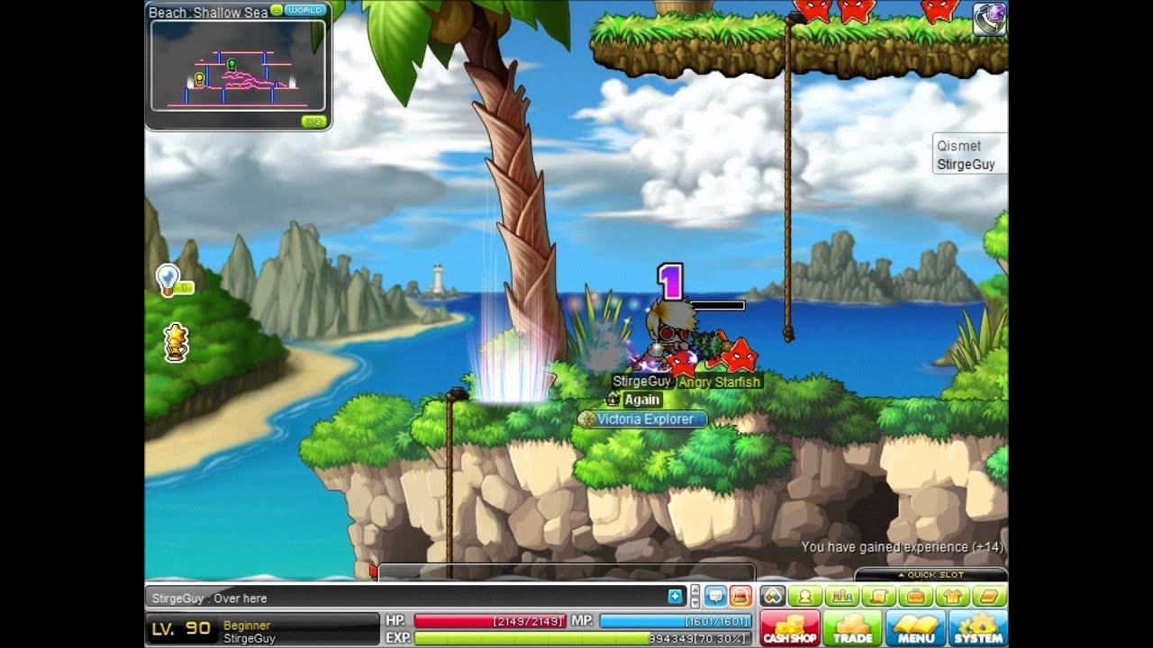 Maplestory Beginner Training Guide 1 30 Youtube