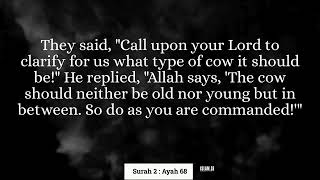 English Translation Of the Holy Quran | English Audio | Surah 2 | Al-Baqarah | the Cow #islamse