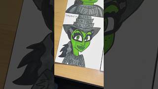 Elphaba in Different Cartoon Styles Part 8!! #shorts #wicked #hazbinhotel