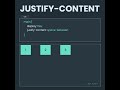Learn Flexbox Justify-content in 29 Seconds