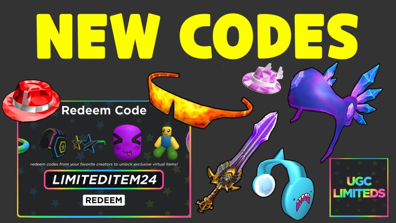 *NEW* ALL WORKING CODES FOR UGC LIMITED IN 2024! ROBLOX UGC LIMITED ...