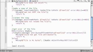 Objective C Programming Tutorial - 62 - Working with File Attributes