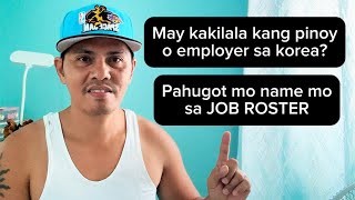 EPS JOB ROSTER SELECTION MAARING HUGUTIN ANG PANGALAN