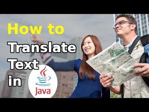 How to translate text in Java How to translate text in Java