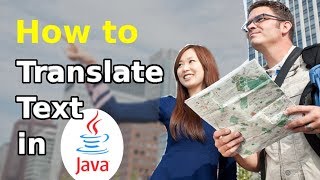 How to translate text in Java