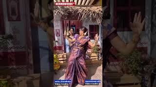 🤩ZAARA SAREE-ல் சித்தி கூட குத்து DANCE🥰ANITA | ARCHANA