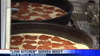 Hundreds Receive Free Pizza At Milwaukee Rescue Mission