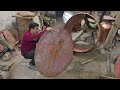 coppersmith steps to making a very large copper cauldron and a masterpiece of copper sheeting⚒️🇮🇷