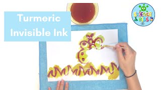 Turmeric Invisible Ink | Easy Science Experiment to do at Home