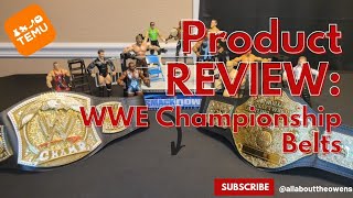 CHECK OUT THIS UNBOXING OF WWE REPLICA BELTS FROM TEMU‼️‼️‼️ (Product Review)