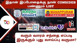 இதான் இப்போதைக்கு நான் consider பண்ணும் list | வரும் வாரம் சந்தை எப்படி இருக்கும் வாய்ப்பு வருமா?