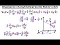 Physics - Advanced E&M: Ch 1 Math Concepts (29 of 55) Divergence of a Cylindrical Vector Field 1/2