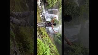 Exploring Kerala in Monsoon😍Semma Waterfalls❤️‍🔥 #punnayarfalls