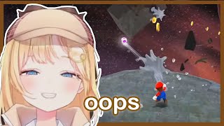 【HoloEN】 Amelia's Instant Karma in Super Mario Galaxy