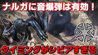 【MHW:IB】ナルガクルガに音爆弾は有効！新モーション時に見せる絶妙なタイミングとは【モンハンワールド】