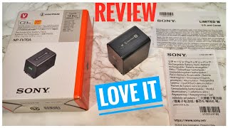 UNBOXING \u0026 REVIEW  Sony NP-FV70A V Series Rechargeable Digital Camera Battery Pack