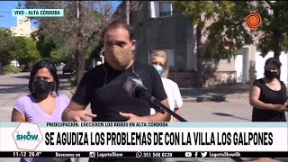 Crece la inseguridad en Alta Córdoba