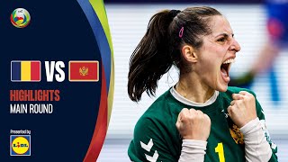Romania vs Montenegro | Highlights | MR | Women’s EHF EURO 2022