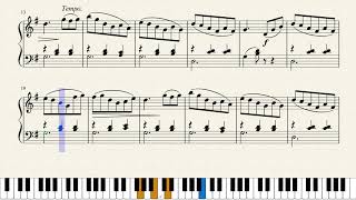 Mozart - Valse favorite Piano Sheet