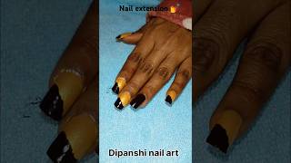 Beautiful nail extension only 30 rupees #trending #nailart #art #shorts #sadarbajar