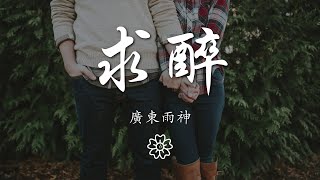 廣東雨神 - 求醉『就在這一刻求醉 可憐人都是用可悲的事來堆』【動態歌詞Lyrics】