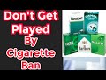 They Playing Black People With Menthol Cigarettes FDA Ban