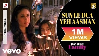 Sun Le Dua Yeh Aasman Lyric Video - We Are Family|Kareena Kapoor,Kajol|Bela Shende