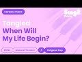 When Will My Life Begin? - Tangled | Mandy Moore (Karaoke Piano)