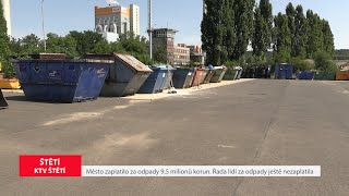 ŠTĚTÍ: Město zaplatilo za odpady 9,5 milionů korun. Řada lidí za odpady ještě nezaplatila