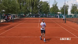 Novak Djokovic & Grigor Dimitrov Practice - Belgrade 2020 | Court Level View