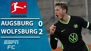 Wolfsburg takes down Augsburg for FOURTH consecutive Bundesliga win | ESPN FC Bundesliga Highlights