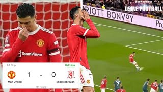 Manchester United vs Middlesbrough (1-0) | Ronaldo penalty miss & Sancho goal