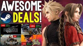 ABSOLUTELY AWESOME STEAM PC GAME DEALS - FINAL FANTASY VII REBIRTH, MONSTER HUNTER WILDS + MORE!