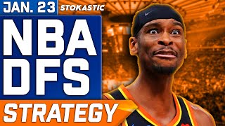 NBA DFS Strategy Thursday 1/23/25 | DraftKings \u0026 FanDuel NBA Lineup Picks