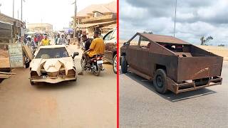 35 Crazy Scrap Vehicles Built by Africans