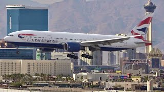 140 planes in 80 min ! LAS VEGAS Airport Plane Spotting 🇺🇸 Rush hour / Close up ! Landing / Take off