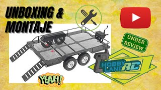 🛠REMOLQUE RC 1/10 UNBOXING \u0026 REVIEW 🛠 // MONTAJE assembly 🦾  🔊español