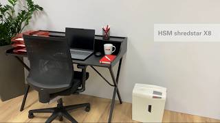 HSM shredder shredstar X8 – Efficient document security for the home and the small office