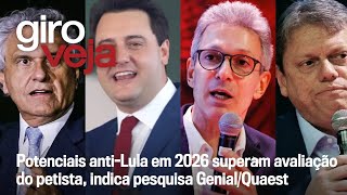 Governadores de oposição bem avaliados e o desempenho de Lula | Giro VEJA