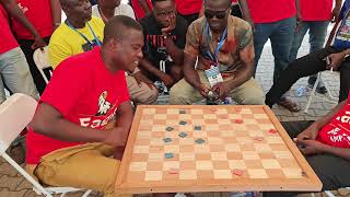 Ardey vs Liberia. Otumfuo National Draughts Tournament 2024. Round One.