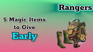 5 Magic Items to Give Your Ranger EARLY