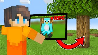 Using Security Cameras to CHEAT in Hide and Seek Minecraft