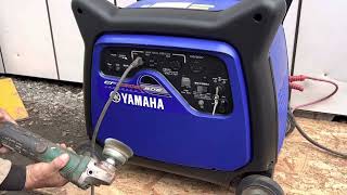 【確認動画】セル付きYAMAHA ヤマハ EF5500iSDE 防音型 インバータ エンジン 発電機 5.5kVA 単相 200V 100V 50/60Hz