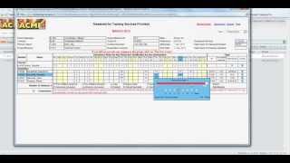TMS TRAINING MANAGER: Fixed Schedule Timesheet Demo