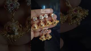 Real gold look jumka ஐம்பொன் ஜிமிக்கி||impon jumki||panchaloga jumki||five metal jumki||jumki lovers